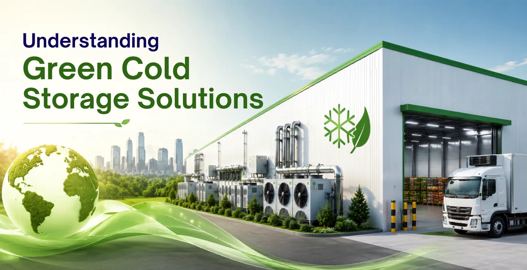 Green cold storage solution with energy-efficient refrigeration technology